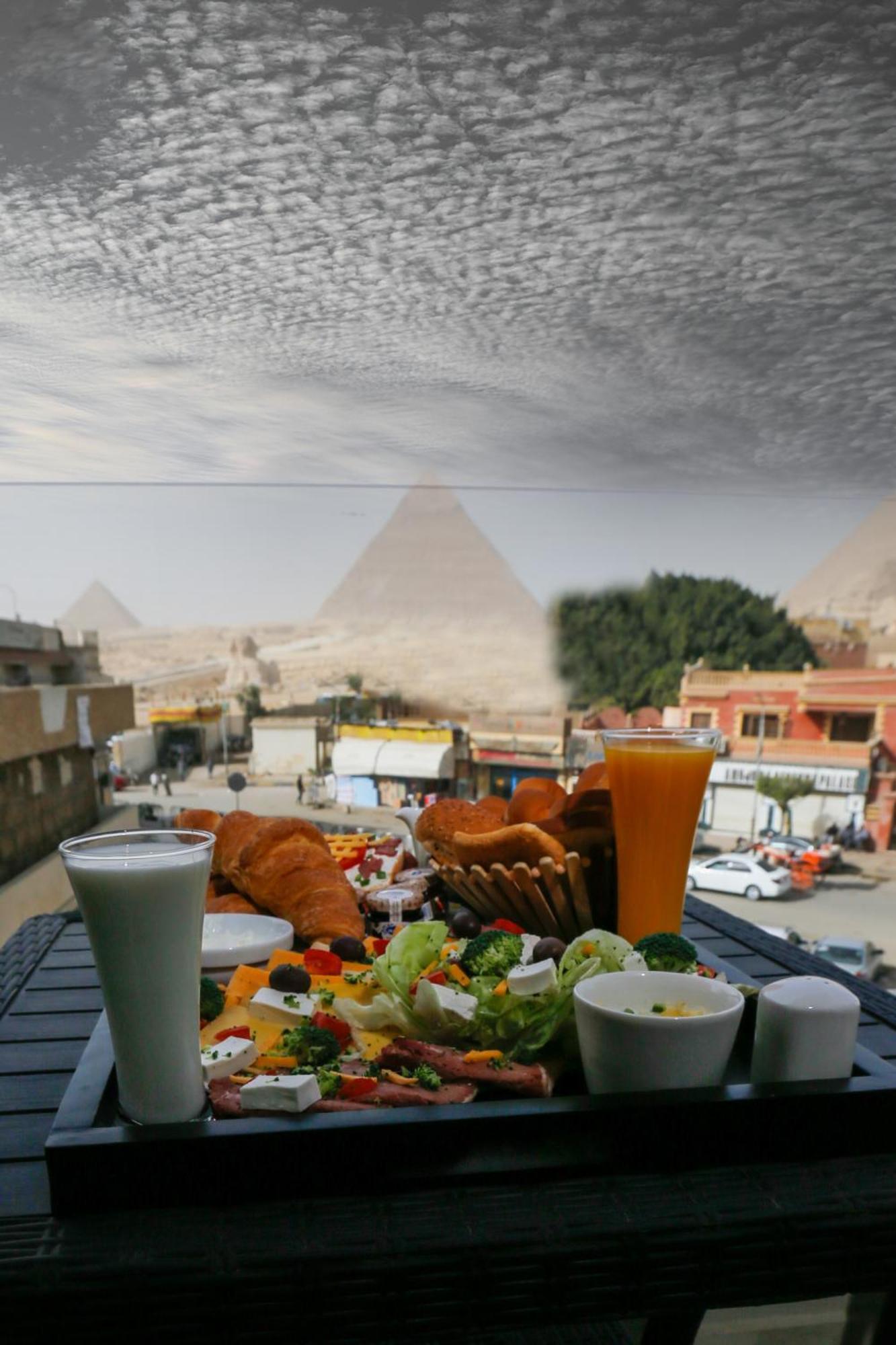 Hotel Steps In Pyramids View Kafret el-Gabal Esterno foto
